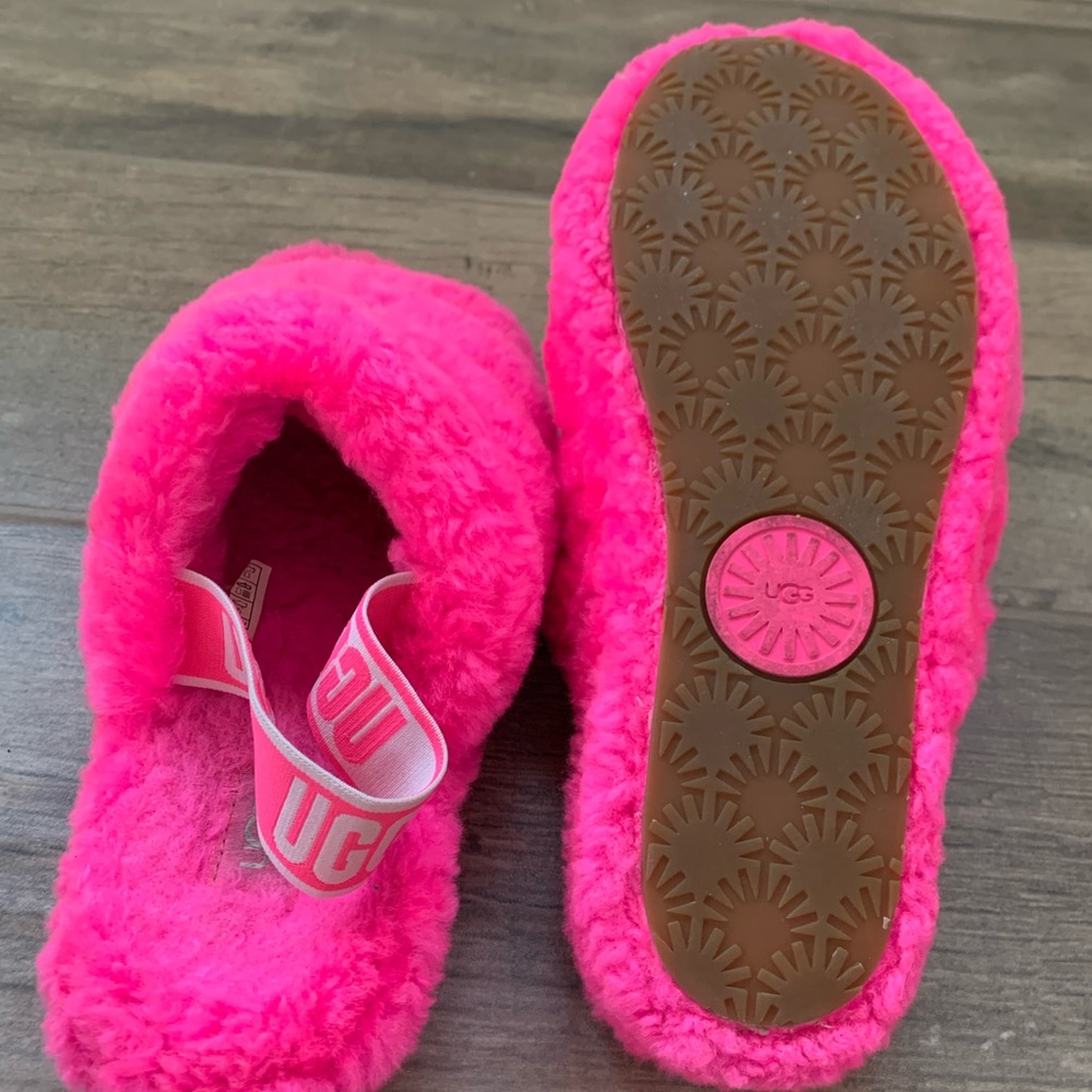 Platformed “Fluff Yeah” Slide Uggs Size 9 - image 5